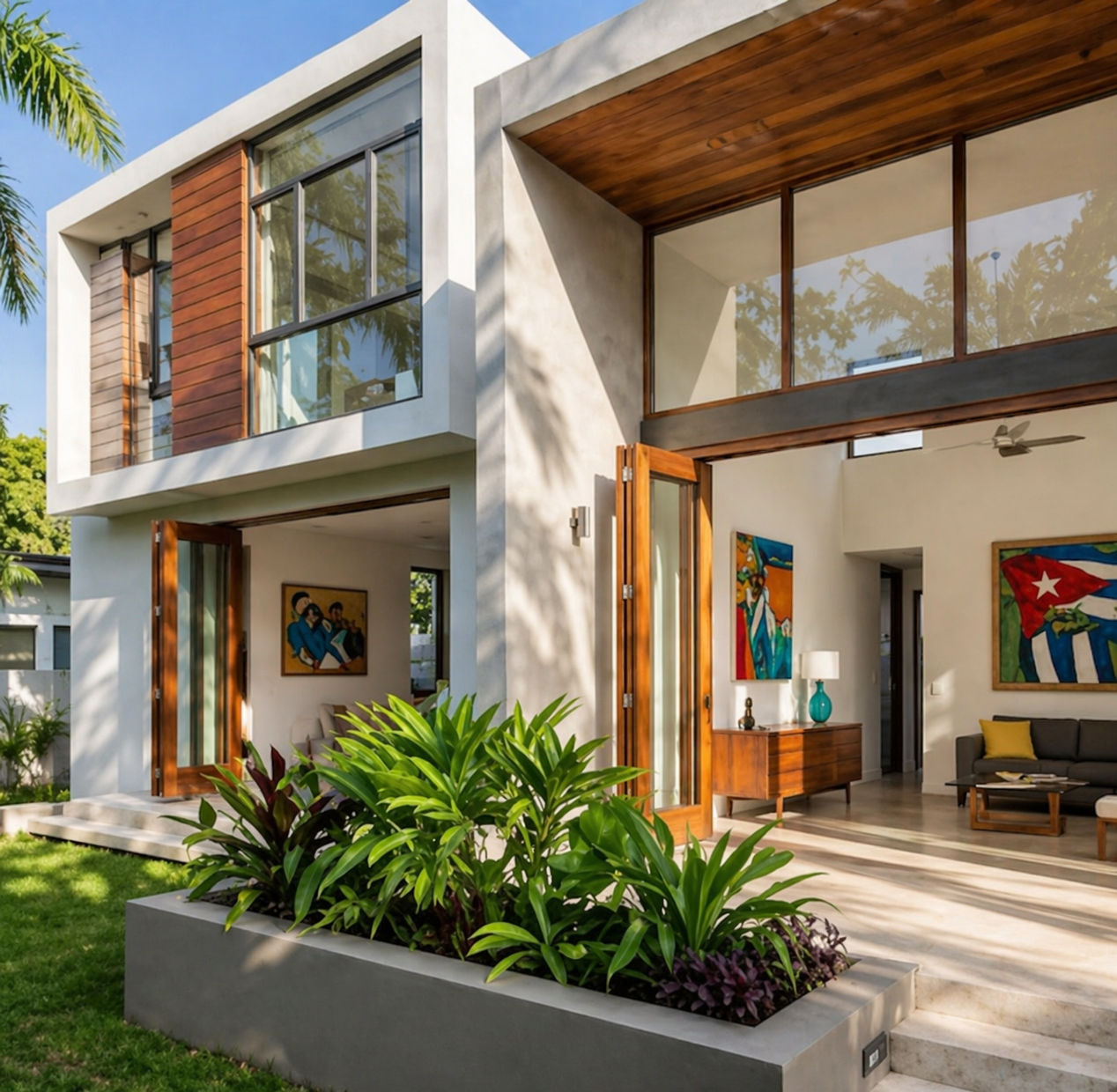 Calle colorida de La Habana